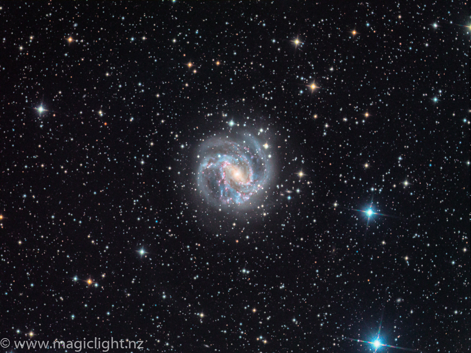M83 - Southern Pinwheel Galaxy<br> 15 million light years