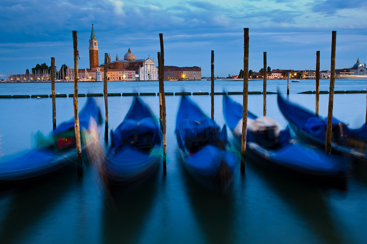 Evening Gondolas, Venice 2010