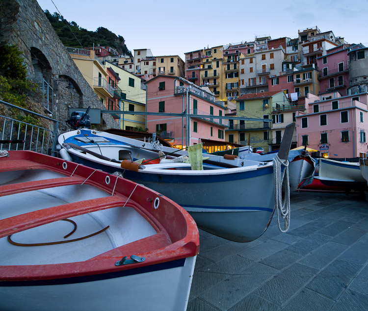 Fishing Boats, Manarola 2010