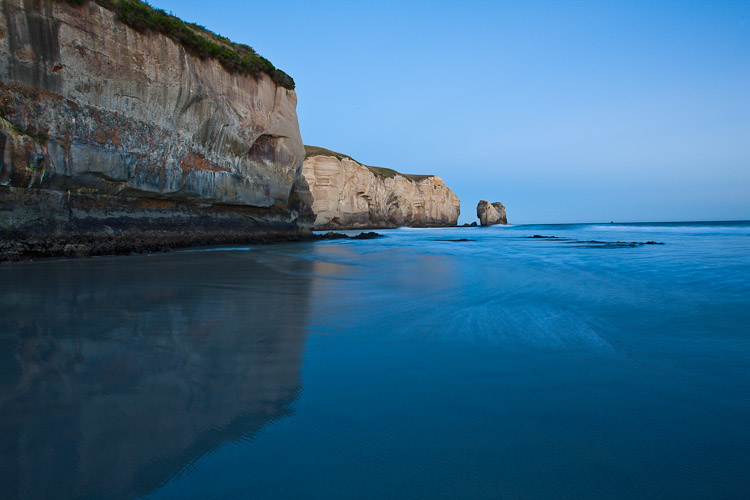 Evening Cliffs, Tunnel Beach Dunedn 2009