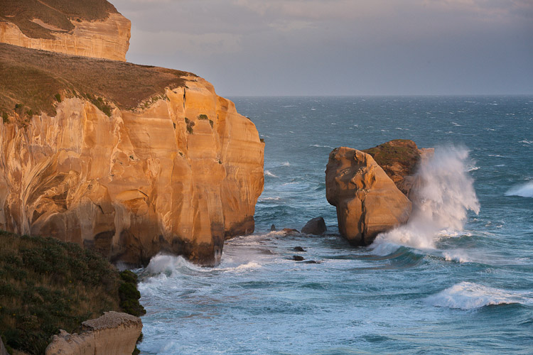 Stormy Wave, Tunnel Beach Dunedin 2009