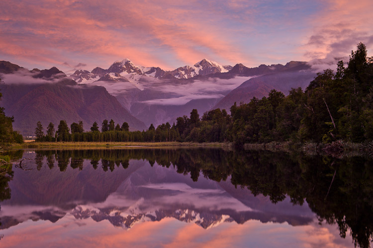 Lake Matheson Sunset 2010